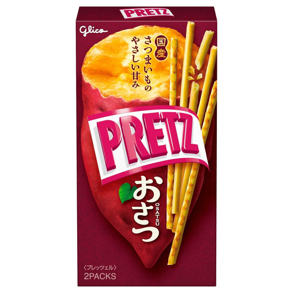 글리코 프레츠 오사츠 사츠마이모 고구마 비스킷 스틱 62g (10개입)