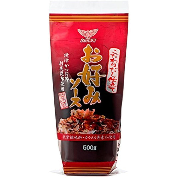하구루마 간사이풍 오코노미야키 소스 특급 브라운 소스 500g