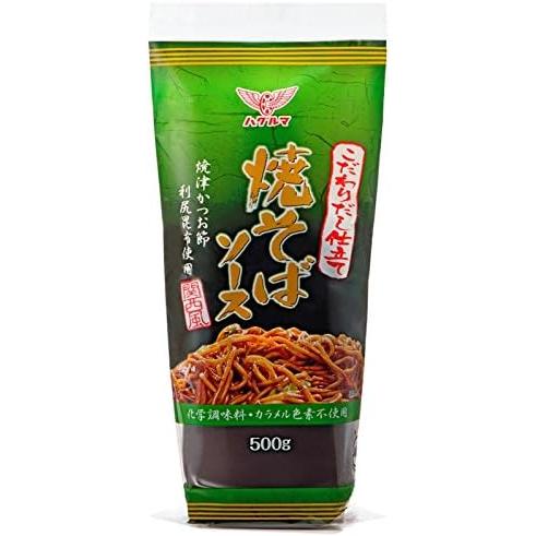하구루마 간사이풍 야키소바 소스 특급 볶음 소스 500g