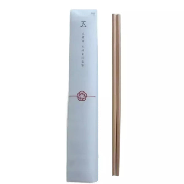 수제오각젓가락 무표백 천연삼나무 30cm