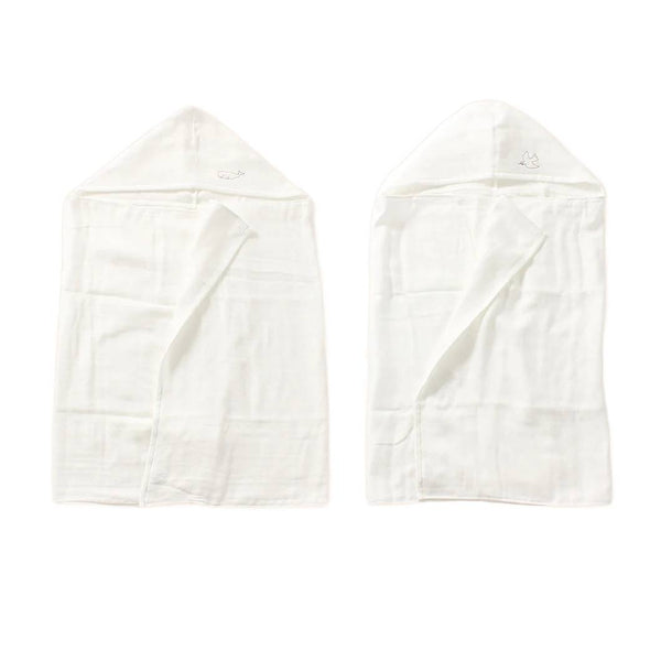 하트웰 이마바리 후드 베이비 타올 면 100% 모슬린 120cm