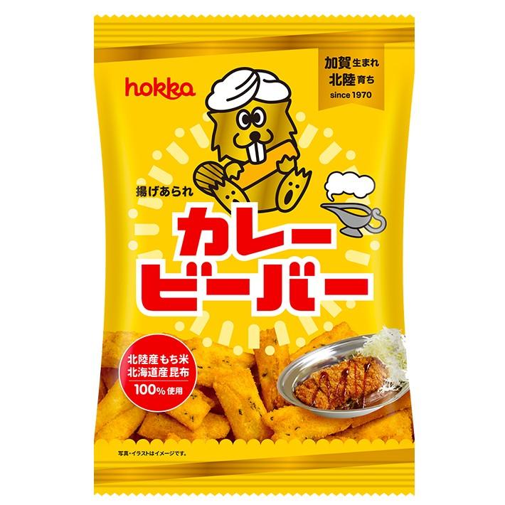 홋카비버 크런치 일본 카레 센베이 55g (3팩)