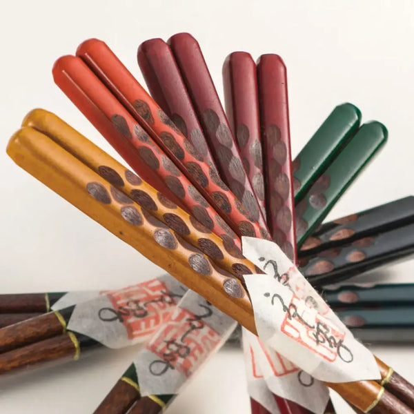 이스케 옻칠한 일본식 젓가락 전통 디자인