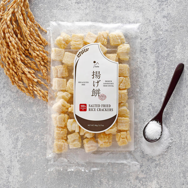 J Taste 아게모치 소금 글루텐 프리 일본 센베이 90g