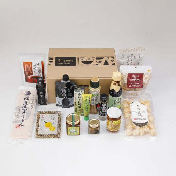 J Taste Gourmet Box 엄선된 일본의 고급 별미