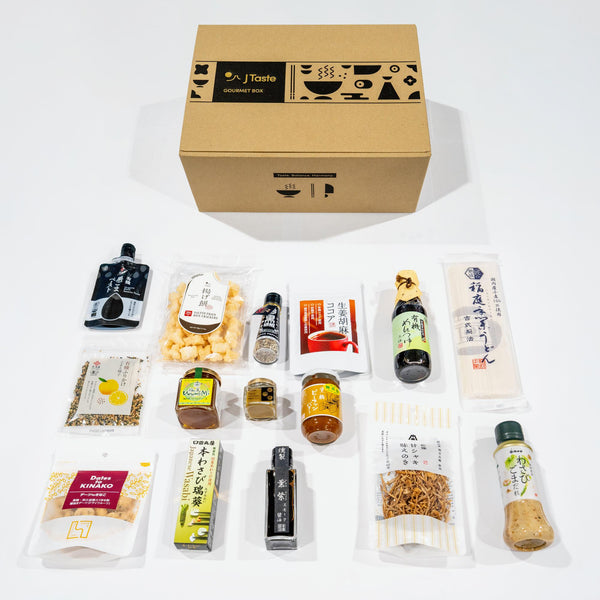 J Taste Gourmet Box 엄선된 일본의 고급 별미