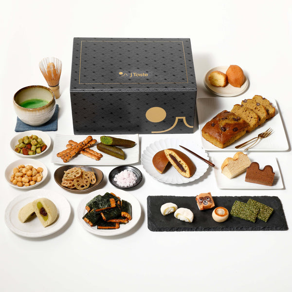 J Taste 프리미엄 엄선 일본 스낵 박스(20개 이상의 정사이즈 스낵)