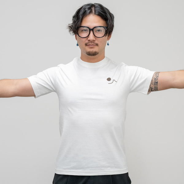 J Taste 티셔츠 게이샤 & 사무라이 홀짝 말차 화이트