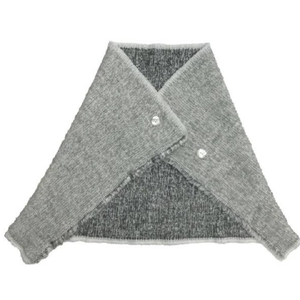 조간 베이비 알파카 울 넥워머 푹신한 보온 스카프 75×45cm