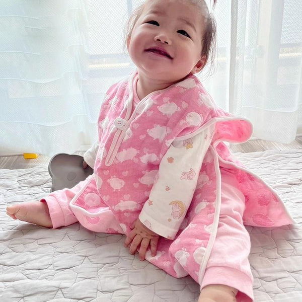 Jogan 속건성 수면 색 아기용 올 시즌 웨어러블 담요 57cm