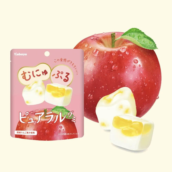 카바야 퓨레랄 구미 캔디 소프트 에어리 애플 구미 58g (3팩)