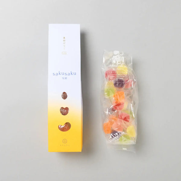 카호 사쿠사쿠 모듬 과일 젤리 캔디 (6가지 맛) 90g