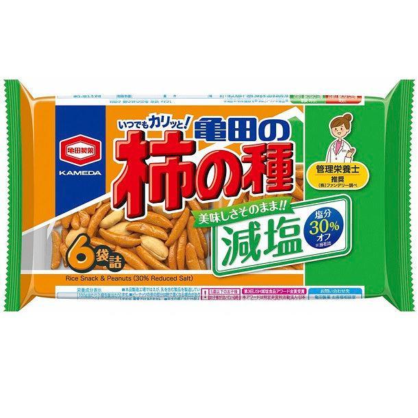 카메다 카키노타네 저염 센베이 땅콩 믹스 164g
