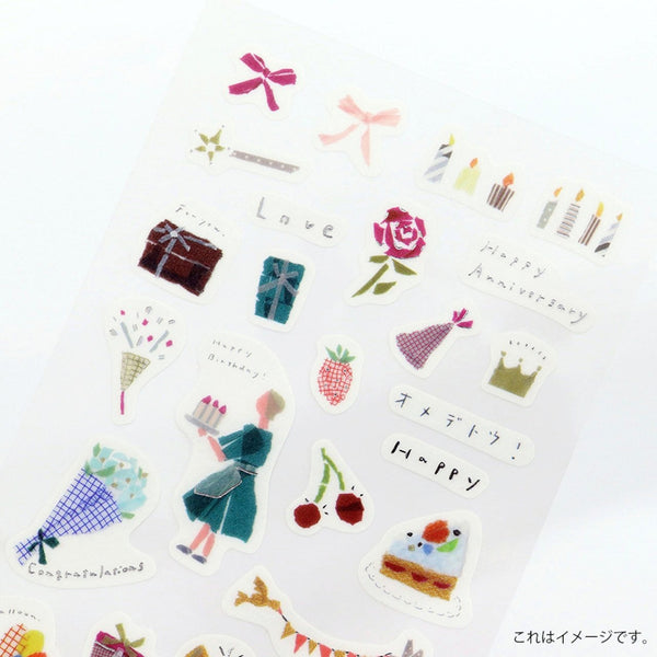 Kamiiso 스크랩북 스티커 생일 및 기념일 Washi 스티커