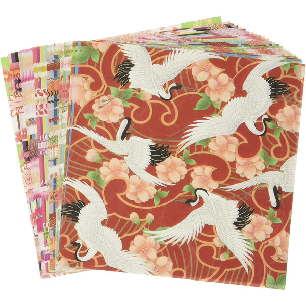 카미이소 와시 교토 기모노 패턴 치요가미 종이 접기 용지 24매