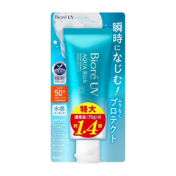 비오레 UV 아쿠아 리치 워터리 에센스 SPF50+ PA++++ 빅사이즈 100g
