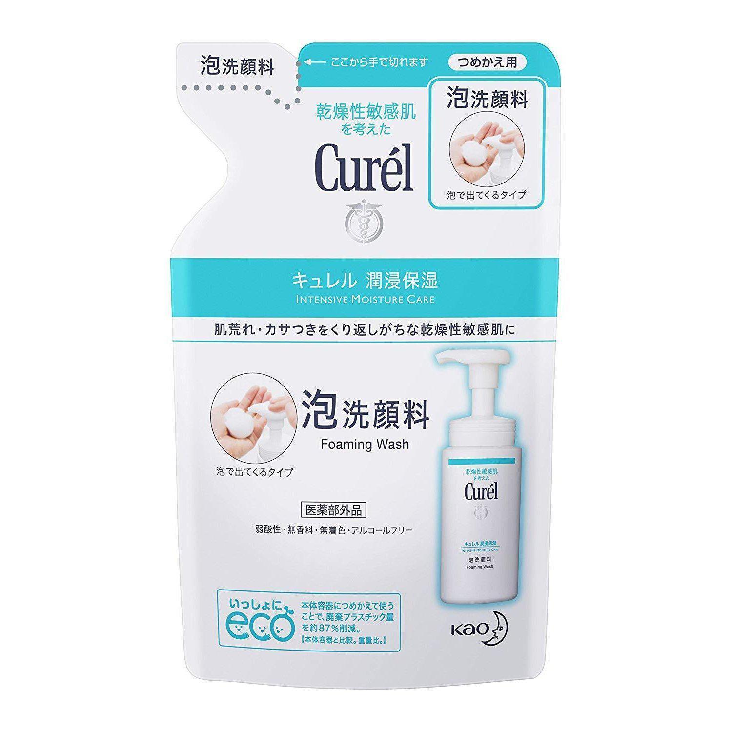 큐렐 포밍 세안제 민감성 피부용 리필 130ml