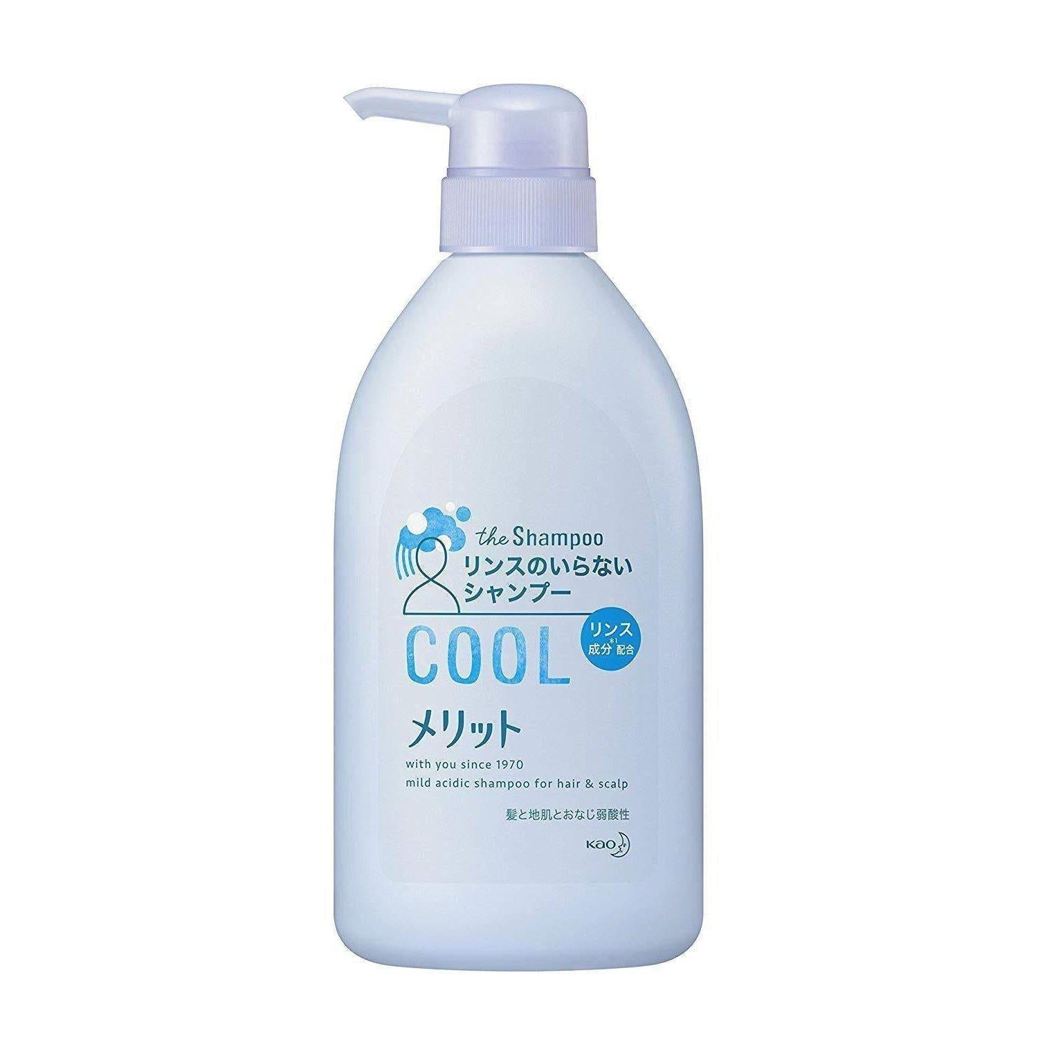 메리트 2-in-1 노린스 샴푸 쿨 타입 비듬용 480ml 펌프병