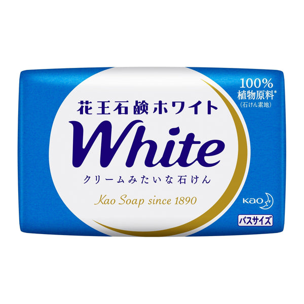 카오 화이트 바디 바 비누 리치 크리미 거품 보습 목욕 비누 130g