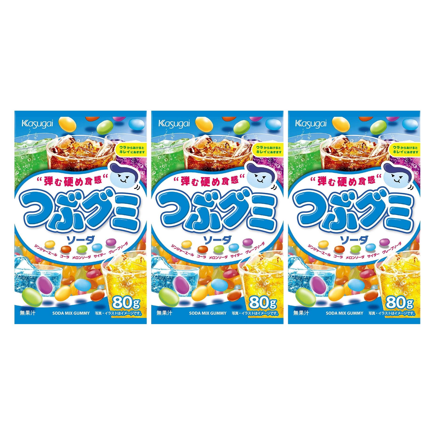 가스가이츠부 구미 소다맛 구미 80g (3개입)
