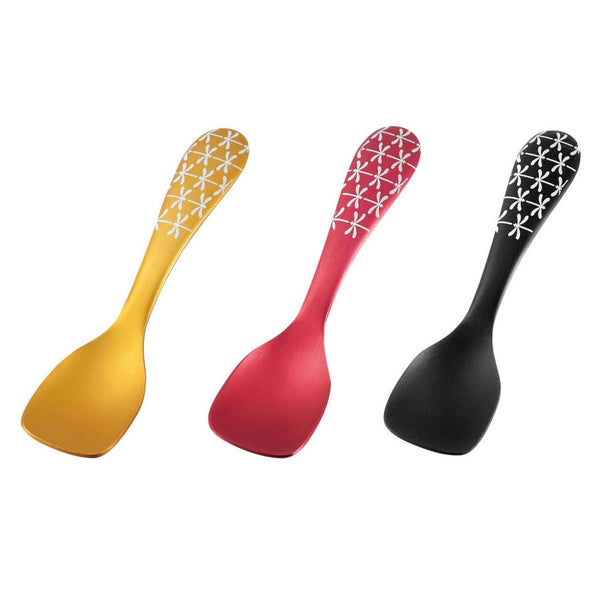 카타리키 프리미엄 알루미늄 아이스크림 스푼 잠자리 디자인 (3개 세트)