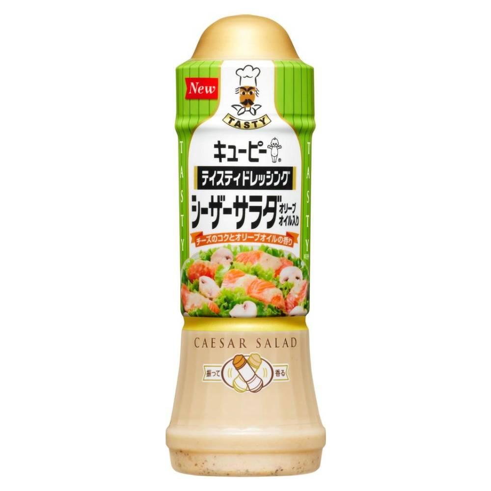 큐피 테이스티 시저 샐러드 드레싱 + 엑스트라 버진 올리브 오일 210ml