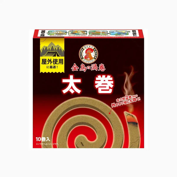 Kincho 두꺼운 모기향 천연 방충제 버너 10ct.