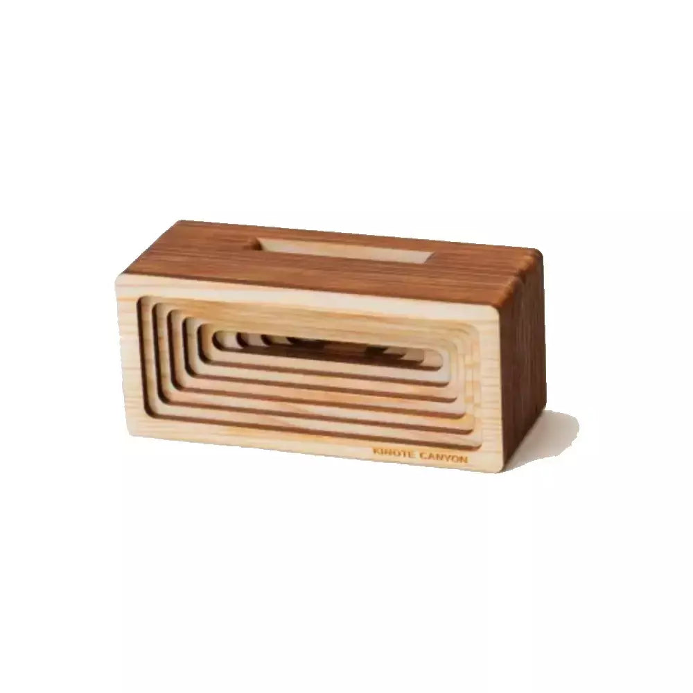Kinote Canyon Powerless Sugi Cedar Wood 스피커 및 스마트폰 스탠드