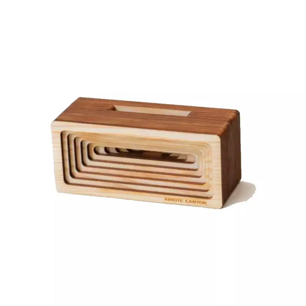 Kinote Canyon Powerless Sugi Cedar Wood 스피커 및 스마트폰 스탠드