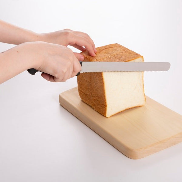 키야 빵 슬라이서 스테인레스 톱니 모양의 얇은 슬라이스 빵 칼 250mm