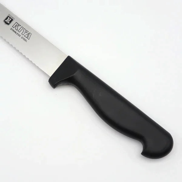 키야 빵 슬라이서 스테인레스 톱니 모양의 얇은 슬라이스 빵 칼 250mm