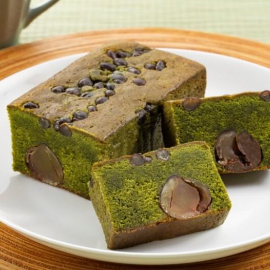 기요센 수제 우지 말차 파운드 케이크 팥과 통밤 450g