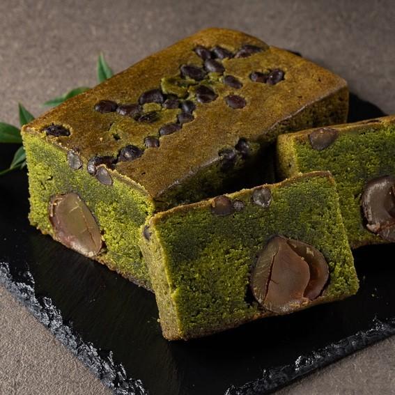 기요센 수제 우지 말차 파운드 케이크 팥과 통밤 450g