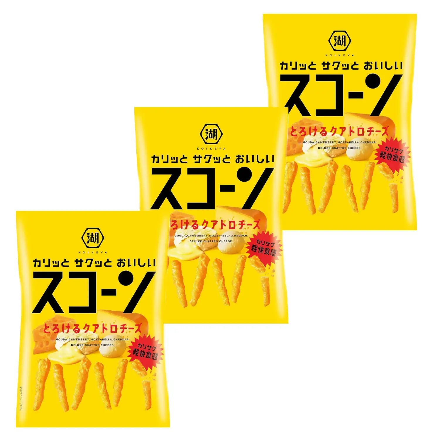 코이케야 경멸치즈콘칩 73g (3봉지)