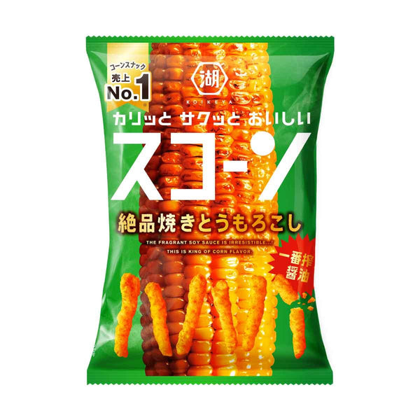 코이케야 경멸간장 옥수수구이 크리스피 옥수수 퍼프 73g (3개입)