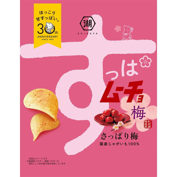 코이케야 삿파무초 우메보시 매실감자칩 55g (3개입)