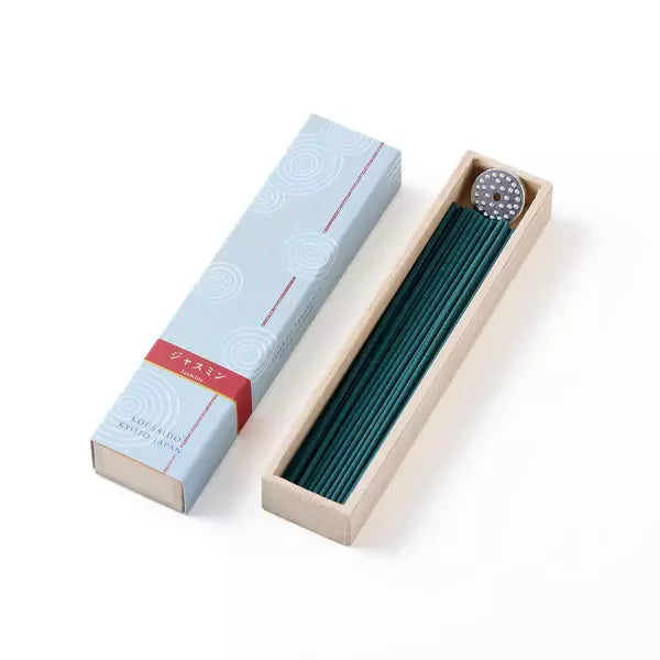 코사이도 재스민 향 스틱 및 홀더 나무 상자 40ct.