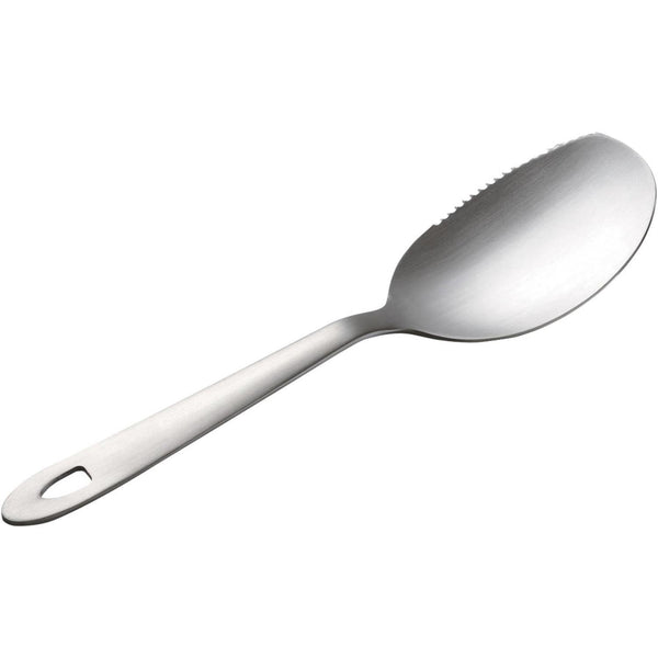 Leye 스쿠핑 나이프 톱니 모양의 가장자리 서빙 스푼 210mm