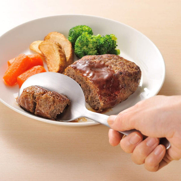 Leye 스쿠핑 나이프 톱니 모양의 가장자리 서빙 스푼 210mm