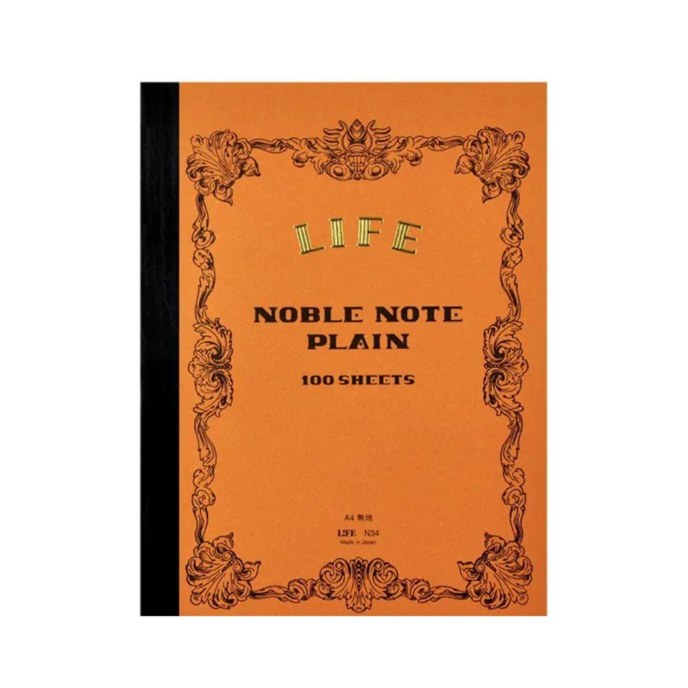 라이프 노블 노트 A4 언룰드 프리미엄 라이팅 페이퍼 N34(100페이지)