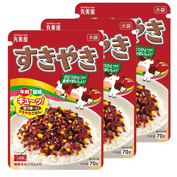 마루미야 후리카케 다용도 조미료 스키야키맛 70g (3개입)