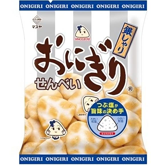 마스야 오니기리 센베이 소금에 절인 일본 센베이 (3개 팩)