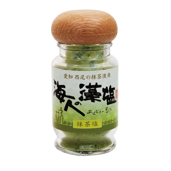 말차소금가루 일본녹차양념천일염 35g