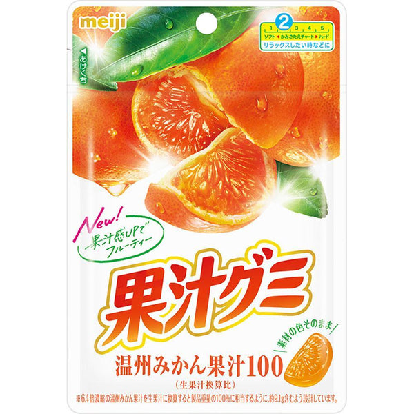 메이지 과일 구미 캔디 사츠마 귤 구미 54g (3개입)