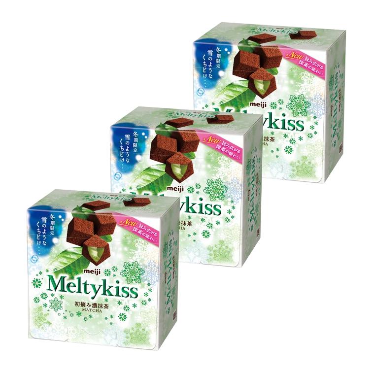 멜티키스 말차 소프트 멜팅 초코 말차 큐브 53g (3개입)