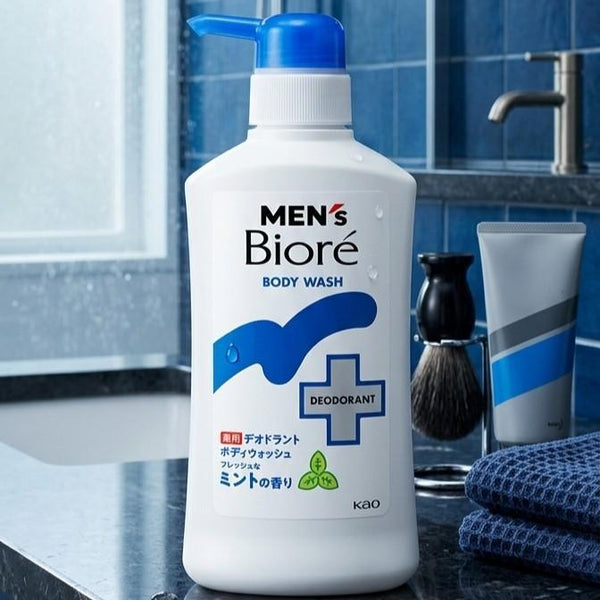 남성 비오레 데오도란트 바디 워시 땀과 냄새 바디 클렌저 440ml