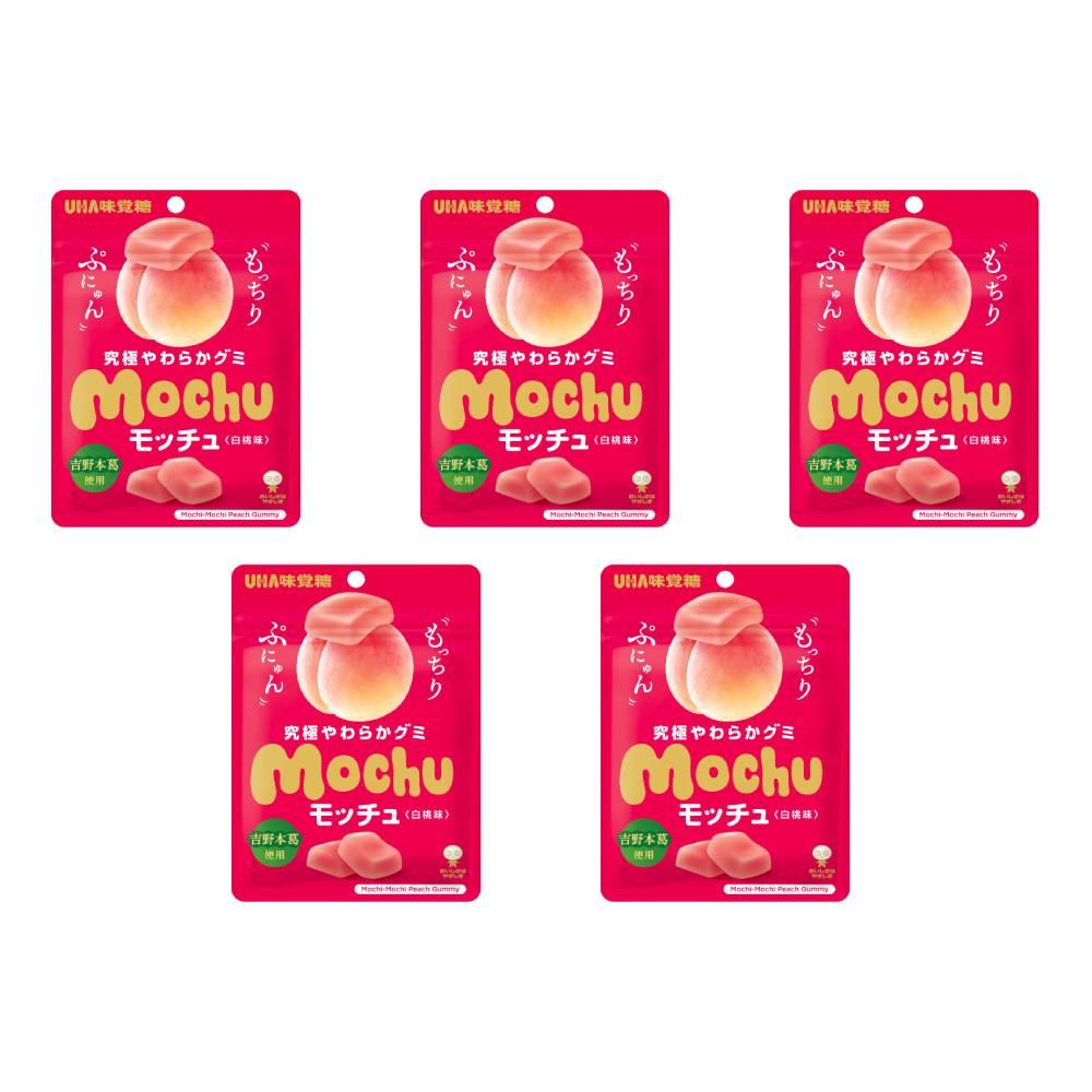 미카쿠토 모츄 백도맛 쫄깃쫄깃 캔디 45g (5개입)
