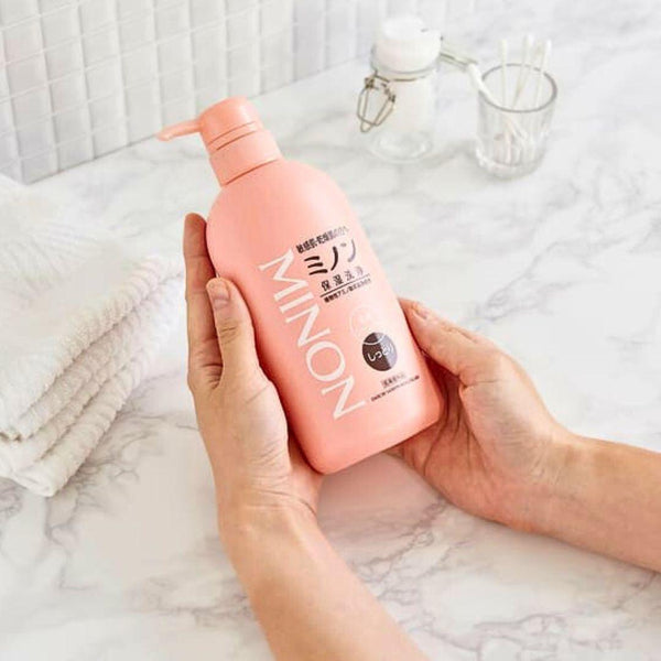 미논 전신워시 보습 바디워시 건성피부용 450ml