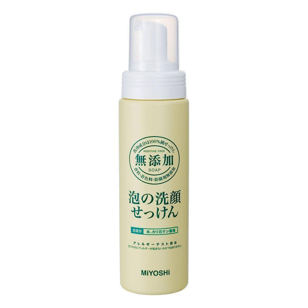 미요시 비누 페이셜 포밍 워시 무첨가 펌프병 200ml