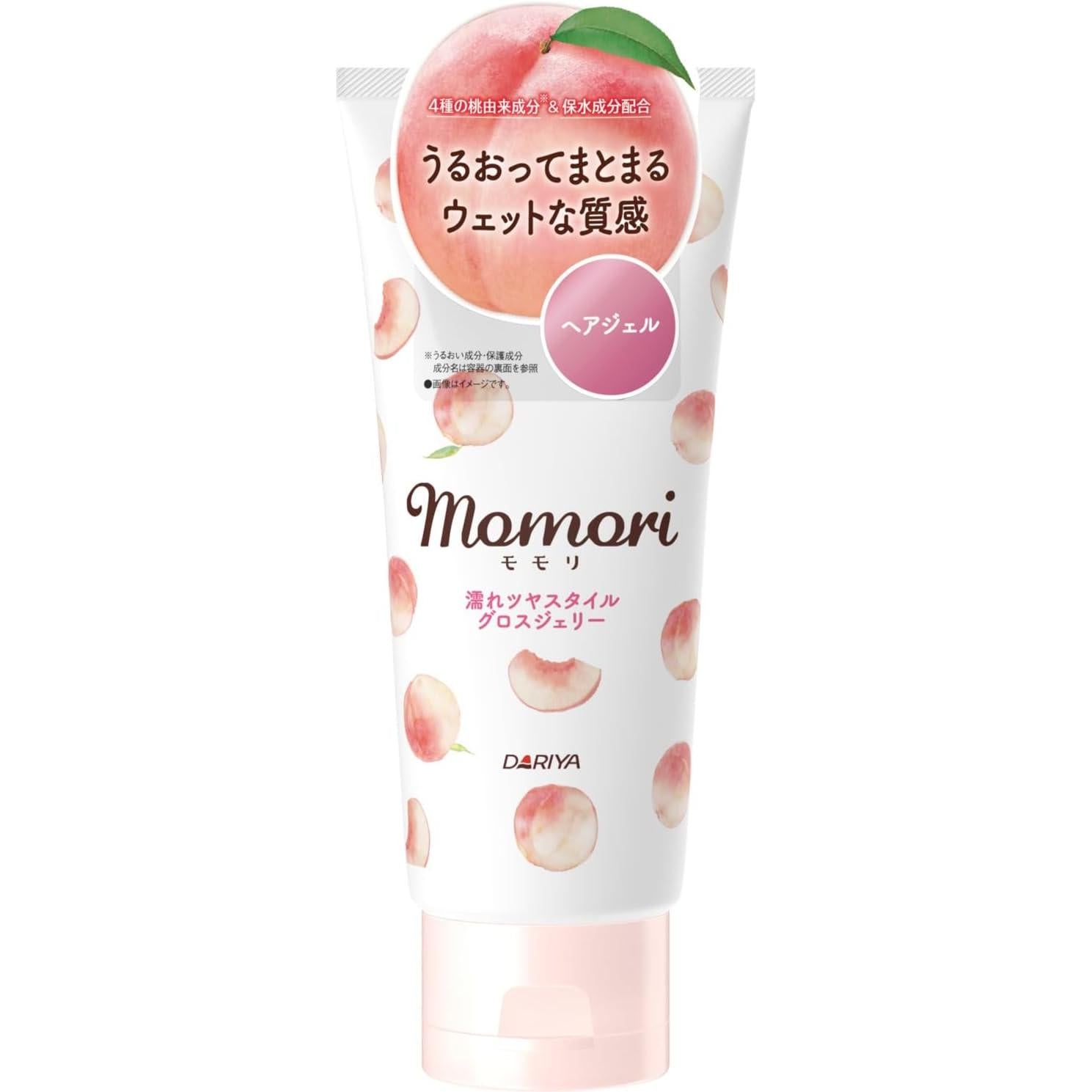 모모리 젖은 머리를 위한 끈적임 없는 젤리 스타일링 젤 피치 향 120g